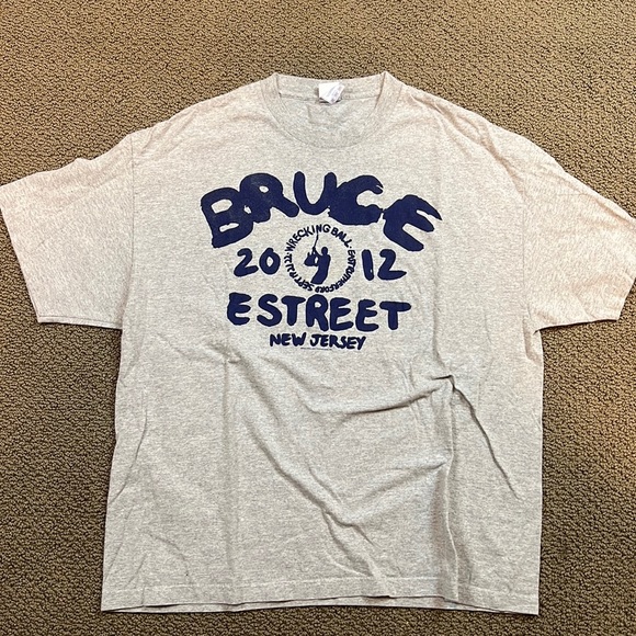 Bruce Springsteen Wrecking Ball 2012 Men's T Size XXL - Picture 1 of 4